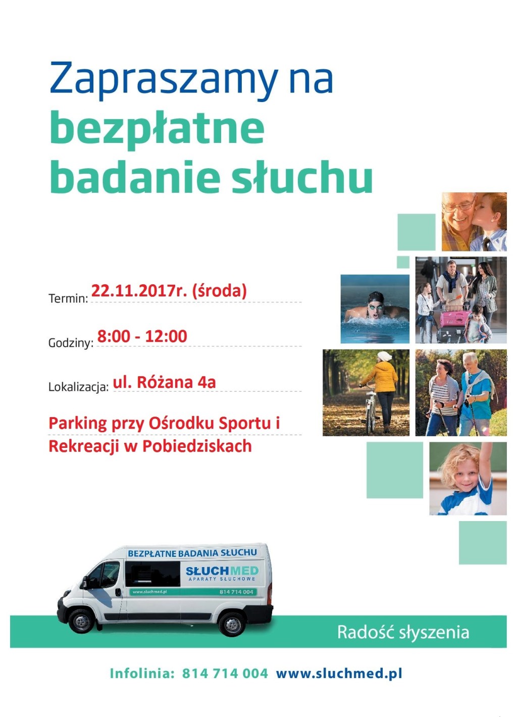 Bezpłatne badania słuchu Pobiedziska