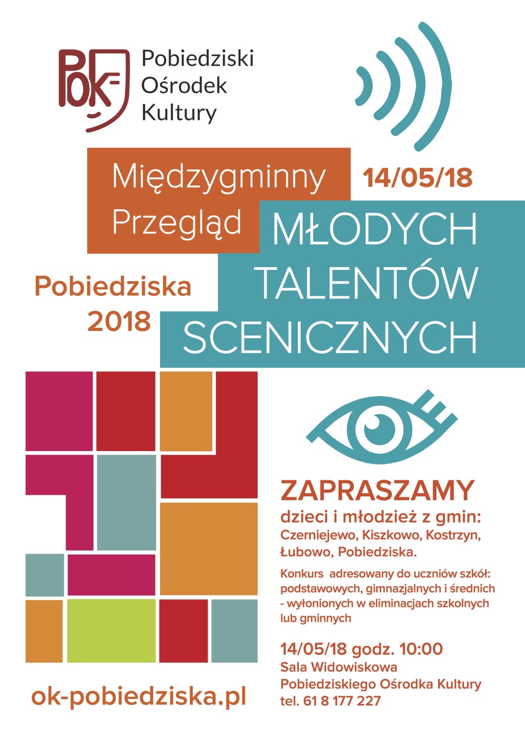 PLAKAT MŁODE TALENTY SCENICZNE 2018